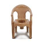 RFL Deluxe Commode Chair W/O Lid -Sandal Wood - Image 3