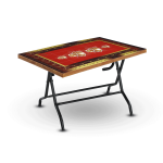Rfl Deco Classic Table 4 Seat S/L Print Rock