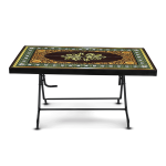 Deco Classic Table 6 Seat S/L Print Fancy - Black - Image 2