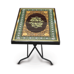 Deco Classic Table 6 Seat S/L Print Fancy - Black - Image 3