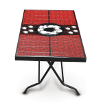 Rfl Deco Classic Table 6 Seat SL Print Fog - Black - Image 3