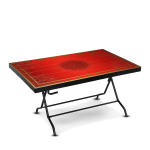 RFL Deco Classic Table 6 Seat S/L Print Legacy - Black