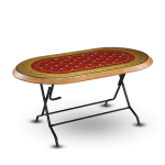 Rfl Dining Table 6 Seat Elegant SL Printed Cushion-SW