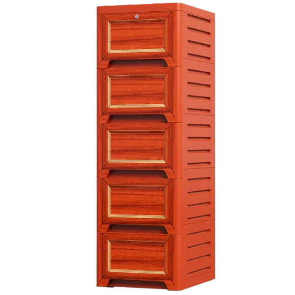 KLOUD SINCiLE WARDROBE TEAKWOOD Kloud Single Wardrobe – TEAKWOOD - Image 1