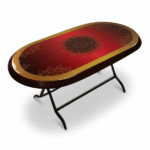 RFL Dining Table 6 Seat Elegant Print Legacy - Rose Wood