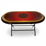 RFL Dining Table 6 Seat Elegant Print Legacy - Rose Wood - Image 2