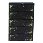 RFL Wardrobe Double 5D KD Deluxe - Oak Wood - Image 3