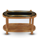 RFL Tea Table With Stopper (Jazz) Printed -Sandal Wood - Image 2