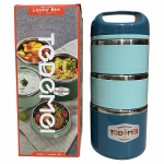 Tedemei Stainless Steel 3-Layer Lunch Box - Image 3